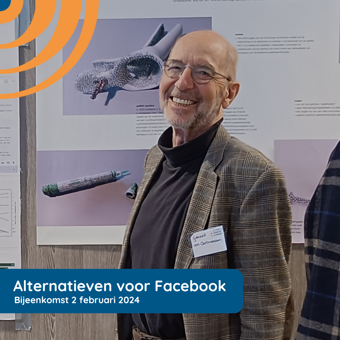Alternatieven voor Facebook; bijeenkomst 2 februari 2024