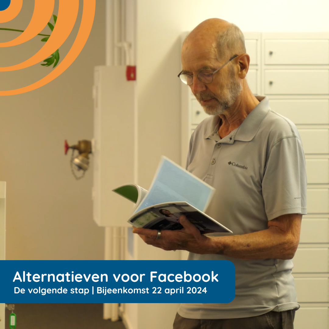 Alternatieven voor FaceBook als patientenforum | De volgende stap op 22 april 2024