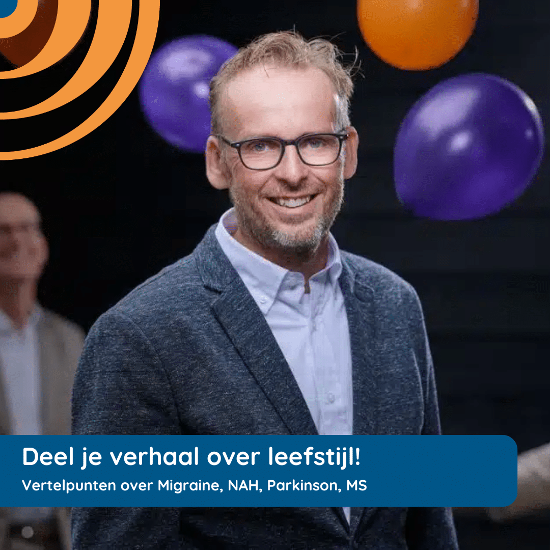 Deel jouw ervaringen met leefstijl bij de vertelpunten over migraine, NAH, MS & Parkinson