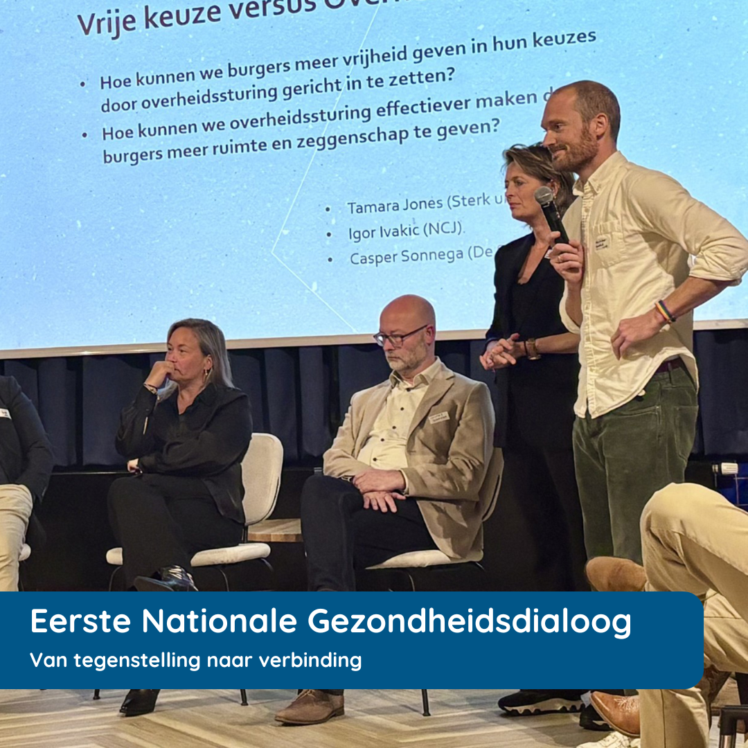 In-gesprek-met-politici Van tegenstelling naar verbinding: eerste Nationale Gezondheidsdialoog legt basis voor blijvend gesprek