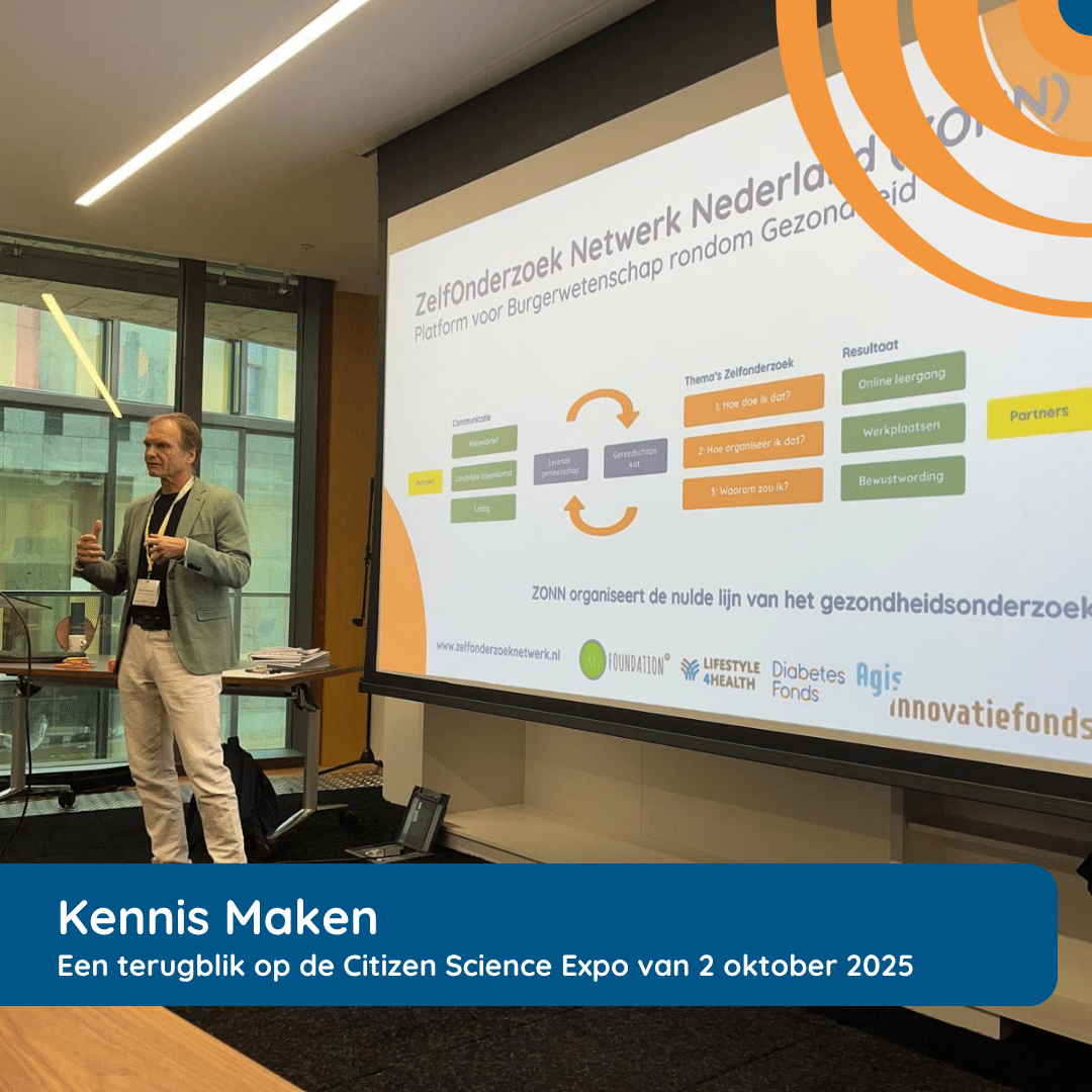 Terugblik workshop ZONN 2 oktober 2025 Een terugblik op de nationale Citizen Science waar ZelfOnderzoek Netwerk Nederland ook een workshop gaf.